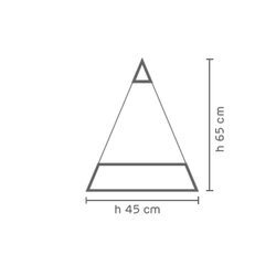 3,1 kW/h Pyramide Bio-haard - LAS VEGAS JR 00306 Gmr - Trading - 6