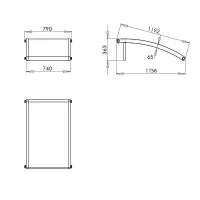 Pool LUX 800 thermal solar panel - 3EXX0259 Mountfield - 5