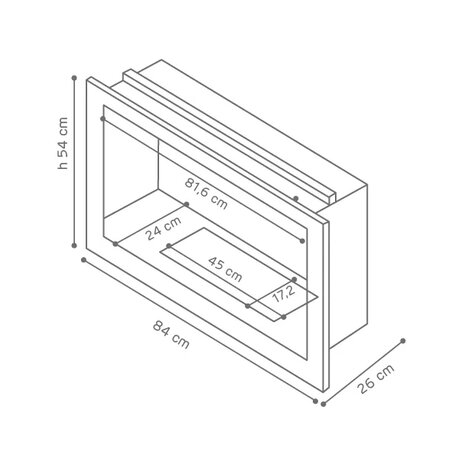 insert de cheminée bio à ouverture frontale de 4,11 kW/h 00088 Gmr - Trading - 3