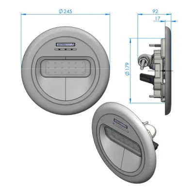 Projecteur pour piscine publique - Conception LumiPlus AstralPool - 5