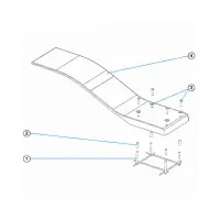 Trampolino elastico per piscina - Modello Dolphin AstralPool - 3