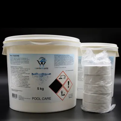 200g Multi-action Chlorine tablets - Slow dissolve trichlor LordsWorld - 10