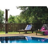 Douche de piscine - Bois tropical et acier inoxydable PLUVIUM AstralPool - 6