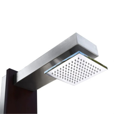 Douche de piscine - Bois tropical et acier inoxydable PLUVIUM AstralPool - 5