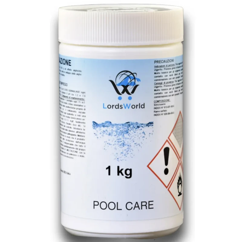 200g multi-actietabletten met chloor - Langzaam oplossend trichloor LordsWorld - 1
