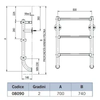 Pool ladder - Split stainless steel AstralPool - 2