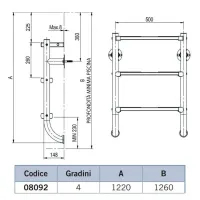 Pool ladder - Split stainless steel AstralPool - 4