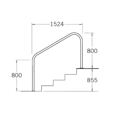 Poolausstiegshandgriff - Interne und externe Verankerung AstralPool - 3