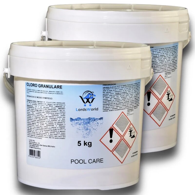Dichlore granulé 56% - Biocide chlore à dissolution rapide LordsWorld - 4