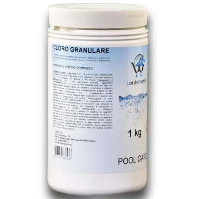Dicloro granular al 56% - Biocida de cloro de disolución rápida LordsWorld - 2