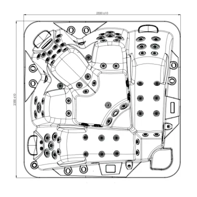 Private Spa - Evolution 70 - Ocean Dreams AstralPool - 4