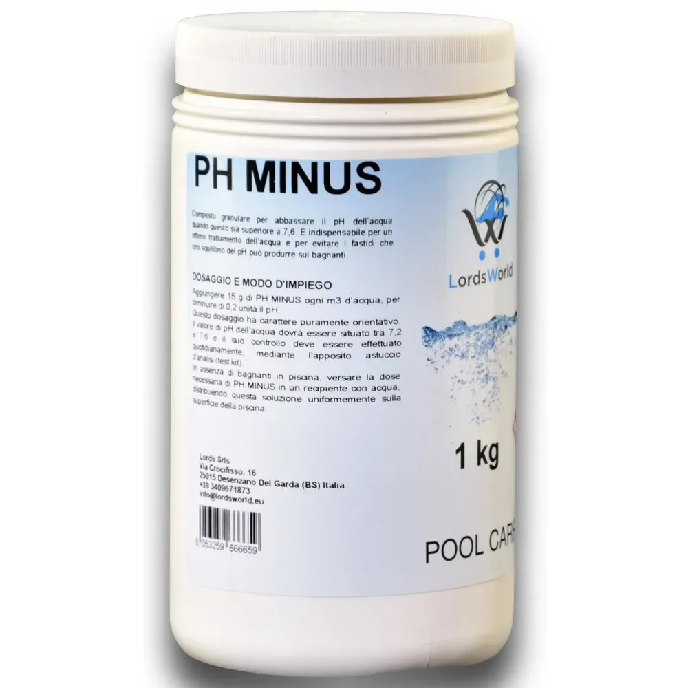 Granular pH Minus - Pool pH Corrector LordsWorld - 1