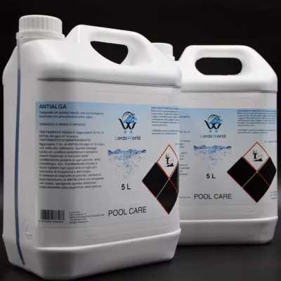 Alghicida per piscine - Soluzione liquida senza schiuma LordsWorld - 11
