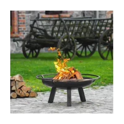 Brazier in steel porto 60cm produced in europe - 111265 Cooking King - 2