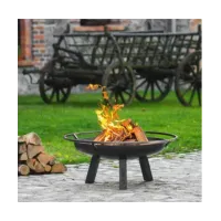 Braciere in acciaio porto 60cm prodotto in europa - 111265 Cooking King - 2