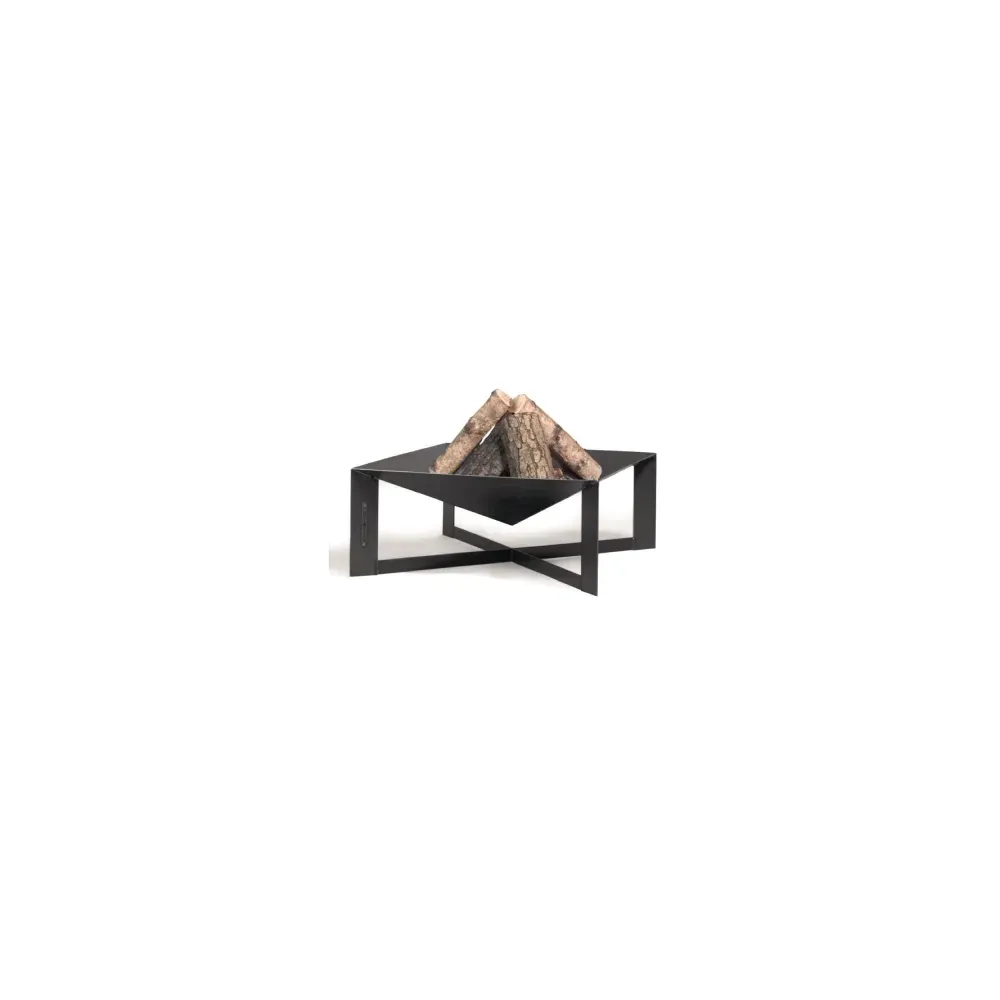Brazier aus Stahl Kuba 70 x 70 cm in Europa hergestellt - 111243 Cooking King - 1