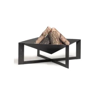 Brazier aus Stahl Kuba 70 x 70 cm in Europa hergestellt - 111243 Cooking King - 1