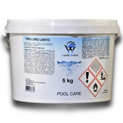 Tabletas de cloro de 200gr - Biocida de tricloro de disolución lenta LordsWorld - 5