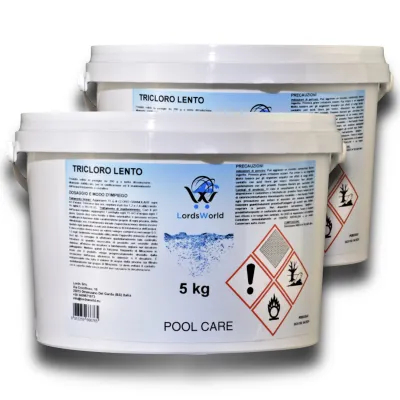 Compresse di Cloro da 200gr - Biocida a lenta dissoluzione di tricloro LordsWorld - 9
