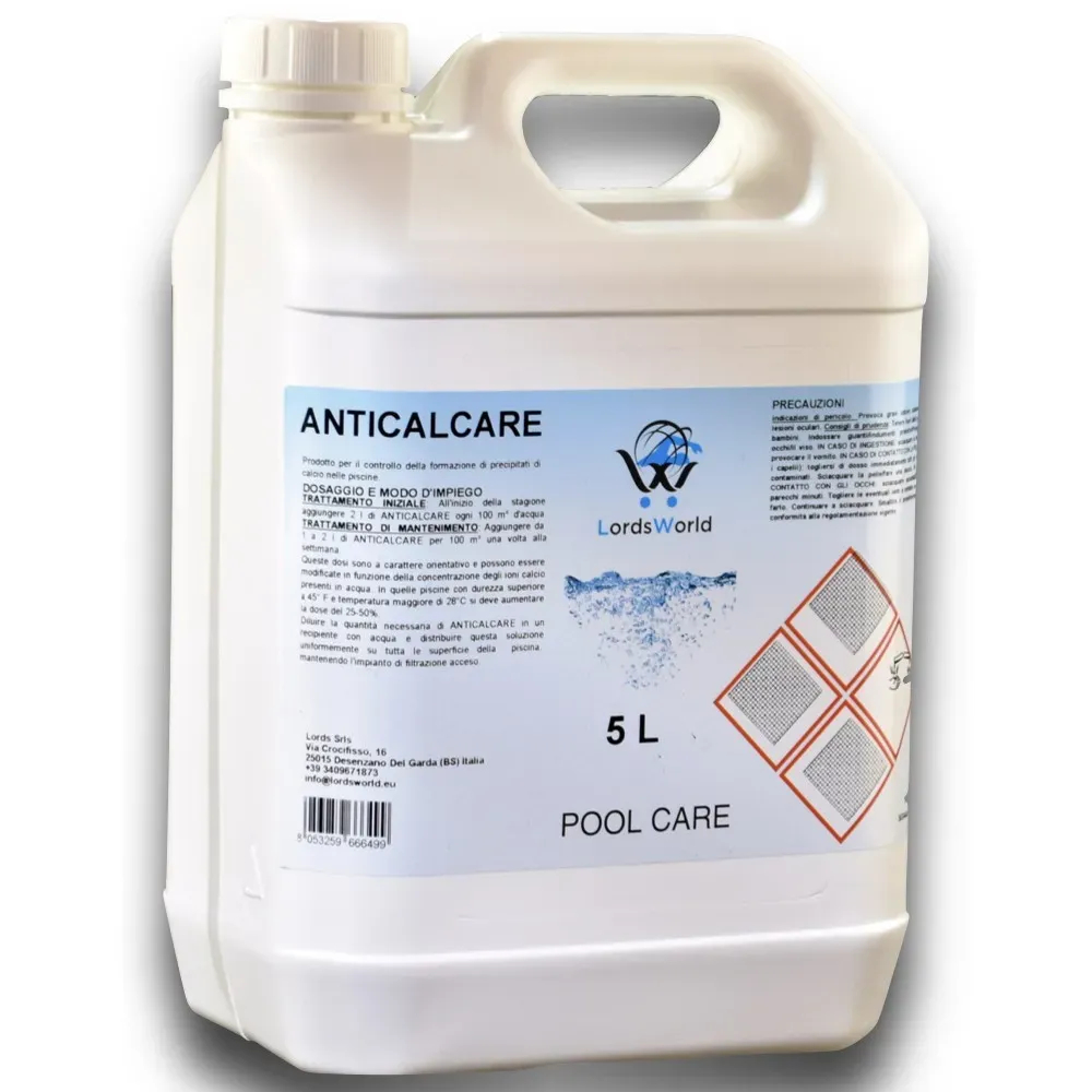 Pool limescale Inhibitor - Liquid Solution LordsWorld - 5 Pool limescale Inhibitor - Liquid Solution LordsWorld - 5
