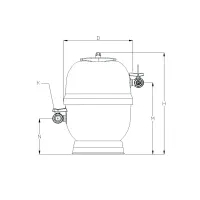 Dispenser compatto per cloro e bromo per piscina AstralPool - 5