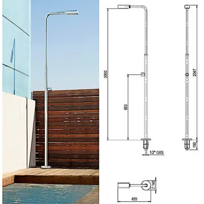 Pooldusche - Solar und nicht-solar ANGEL AstralPool - 6