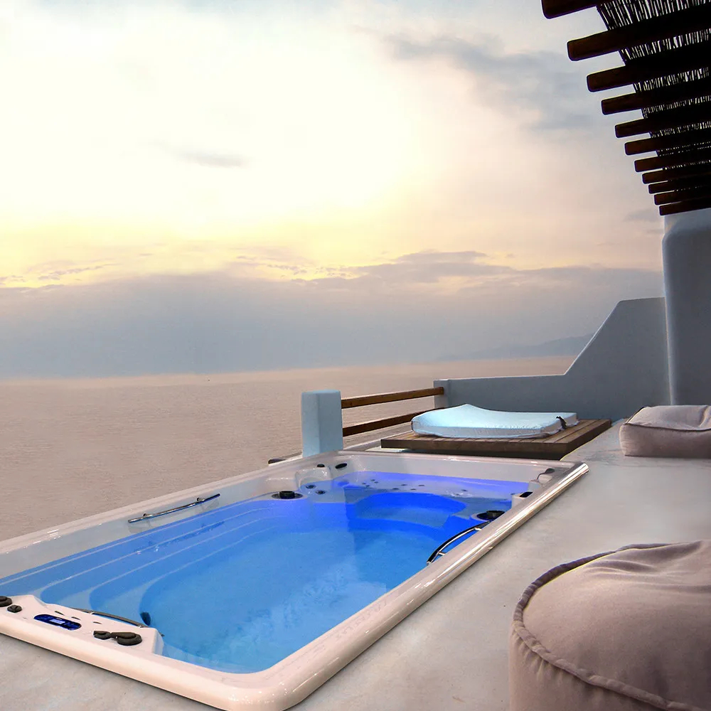 Spa Privé Mediterranea - Gamme Swimspa AstralPool - 1 Spa Privé Mediterranea - Gamme Swimspa AstralPool - 1