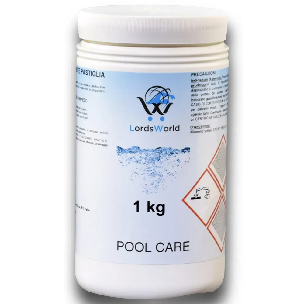 Floculant pour Piscine - Anti-turbidité - Comprimés et liquides LordsWorld - 1