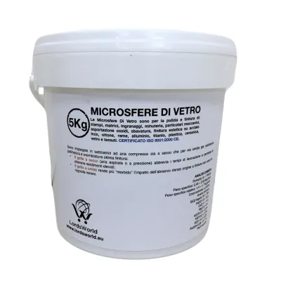 Microsfere di vetro - Sabbia abrasiva per sabbiatura LordsWorld - Microsfere - 3