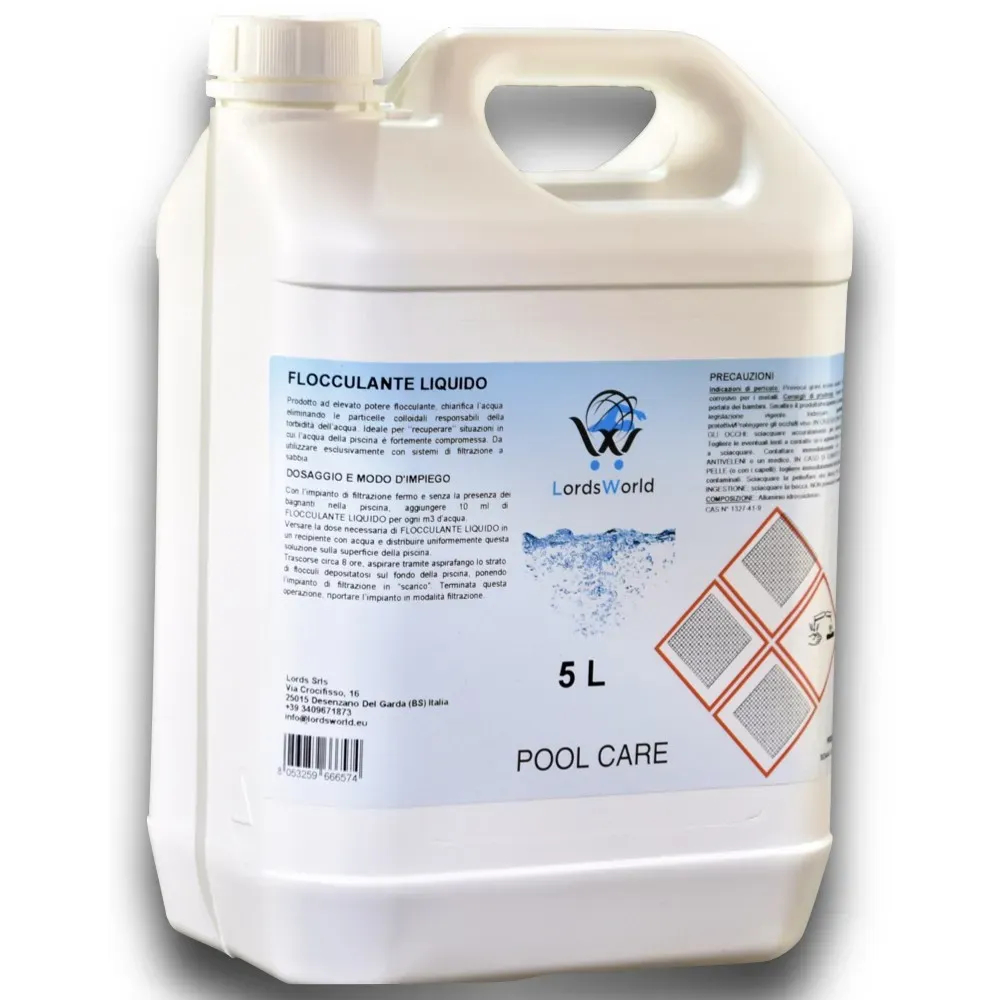 Flocculante per Piscina - Anti-torbidità - Compresse e liquidi LordsWorld - 5