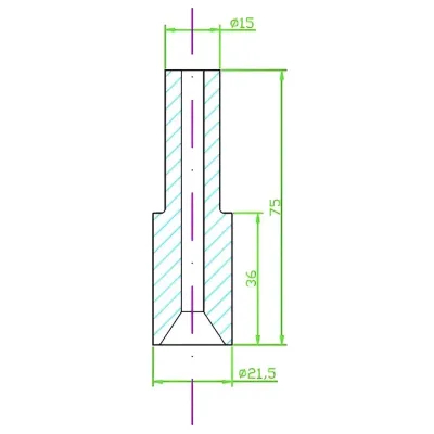 Zandstralen professionele nozzles 75mm UDT LordsWorld - Sabbiatrici E Accessori - 3
