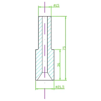 Sandblasting professional nozzles 75mm UDT LordsWorld - Sabbiatrici E Accessori - 3