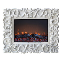 Chimenea eléctrica de estilo desgastado 1400/1800W - CHIC 00179 Gmr - Trading - 1