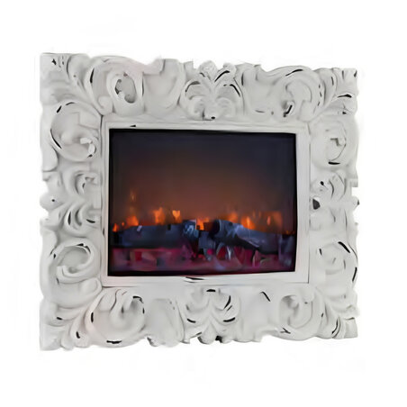 1400/1800W shabby-style electric fireplace - CHIC 00179 Gmr - Trading - 5