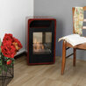 3 kW bordeaux ventilated bio fireplace FIAMMETTA Jr 00252 Gmr - Trading - 2