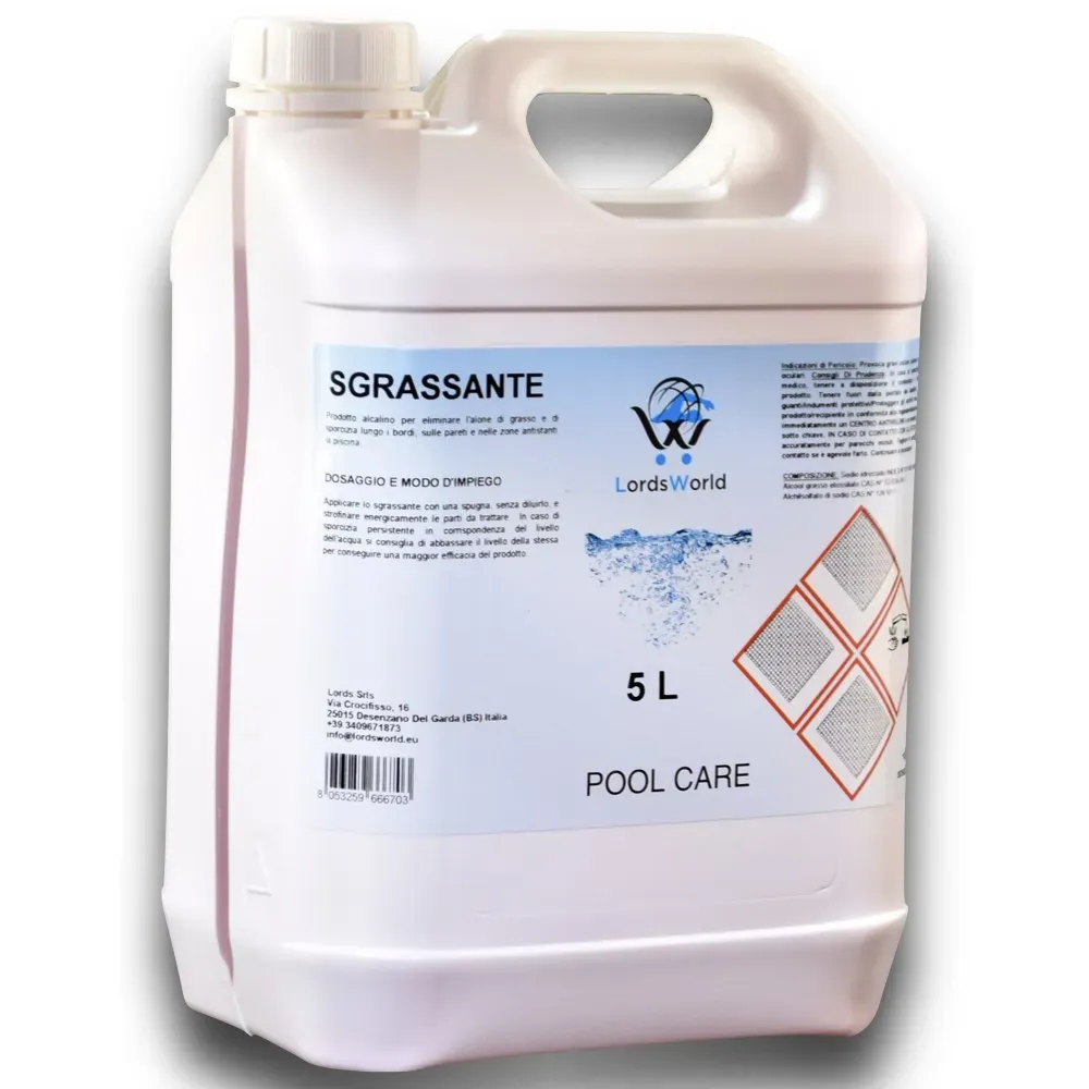 Zwembadkantontvetter - Alkalische Vloeistofbehandeling LordsWorld - 5 Zwembadkantontvetter - Alkalische Vloeistofbehandeling LordsWorld - 5