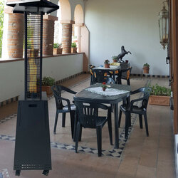 Cheminée bio extérieure champignon 8,0 kW/h - IRIS 00303 Gmr - Trading - 2