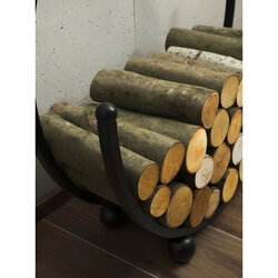 Binnen houthouder diameter 80cm SPIRAAL - 333238 Cooking - King - 2