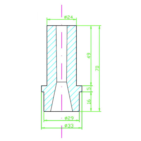 Sandblasting nozzle - Flanged tungsten carbide LordsWorld - Sabbiatrici & Accessori - 2