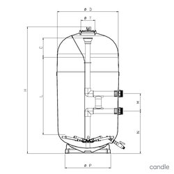 Filtros de piscina - Alta eficiencia con colectores ARTIC AstralPool - 3
