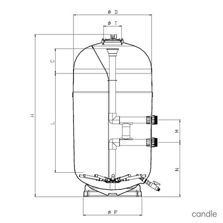 Poolfilter - Hohe Effizienz mit Sammlern ARTIC AstralPool - 3
