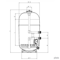 Filtres de piscine - Haute efficacité avec collecteurs ARTIC PLUS AstralPool - 3