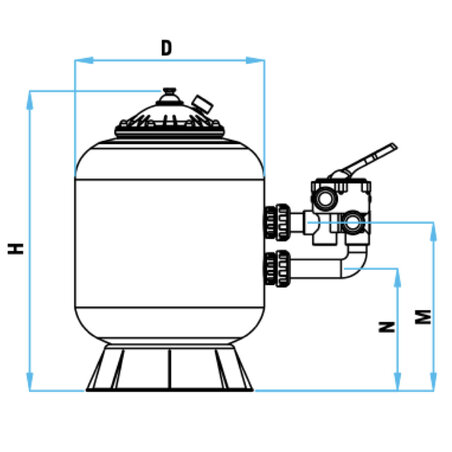 Poolfilter - gewickelter Filter BERLIN AstralPool - 4
