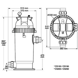 Filtro de cartucho para piscina - CS ZODIAC Zodiac - 3