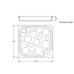 Plato de ducha para piscina - Salida inferior ajustable AstralPool - 3