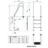 Escaleras de piscina asimétricas AstralPool - 4