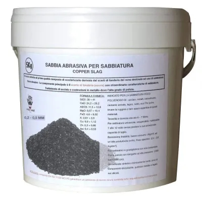 Copper slag - Abrasive sand for sandblasting - POLEN LordsWorld - Loppa - 5