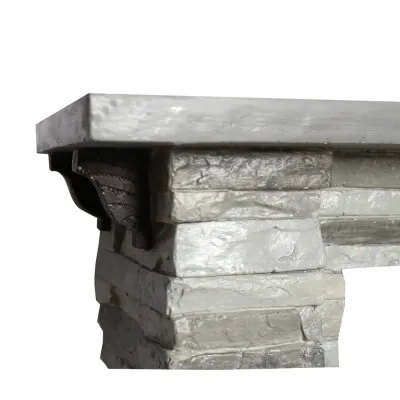 chimenea eléctrica TIGULLIO de 2.5 kW/h - Piedra gris 00178 Gmr Trading - 3