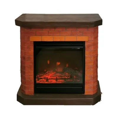 1400/1800W brick-style electric fireplace - BRICCHETTO 00193