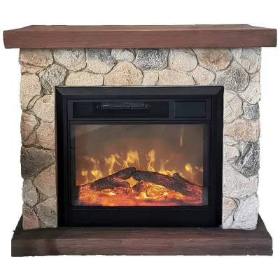 2.5 kW/h stone-style electric fireplace - SASSO 00194